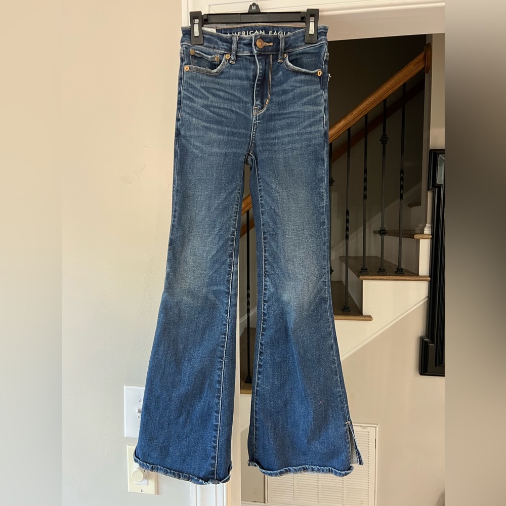 American Eagle flare jeans size 000 short